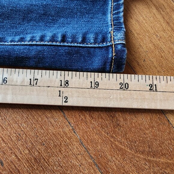 Talbots Flawless Five-Pocket "Crop" Jeans Size 14 Petite - Picture 12 of 16